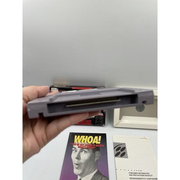 Brett Hull Hockey SNES) Box/ Manual/ Game/Extras Complete!! - Picture 9 of 10